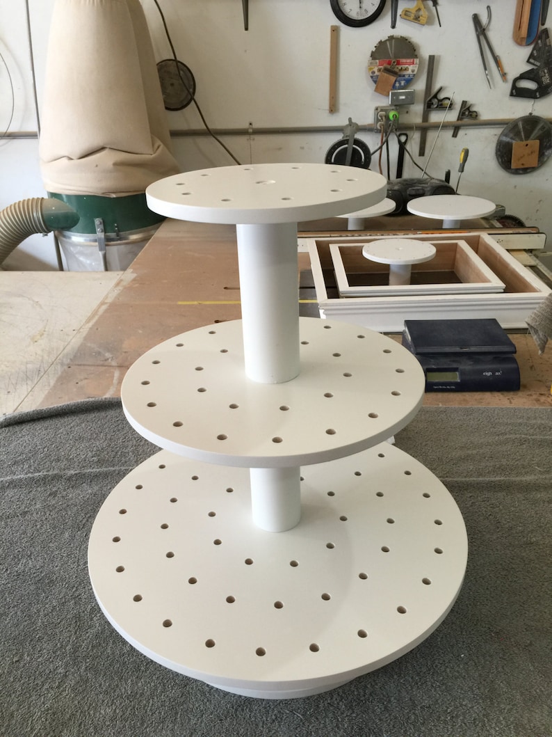 3 Tier Taller Round Push Pops Stand. Will Hold 88 Push Pops. image 3