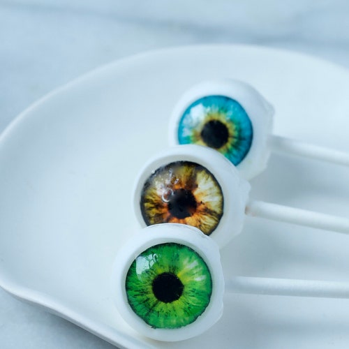 Eye Ball Lollipops Halloween Favors Halloween Party Favor Etsy