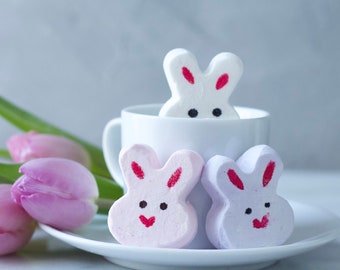 Easter Bunny Marshmallows - Easter Sunday Treats - Easter Gourmet Gift - Easter Party Favors - Egg  Hunt - Peeps - Easter Brunch -16 PCS