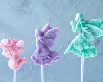 Fairy Lollipops -  Fairy Themed Party - Fairy Party Ideas - Fairies and Gnome Party - Woodlands Themed Event - Garden Party- Girl Goody Bag