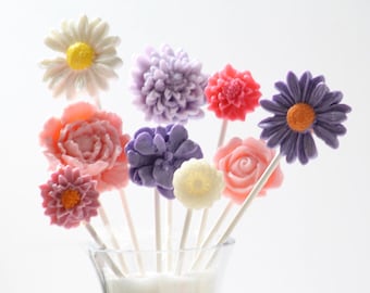 Flower Lollipop Bouquet -12 Flowers