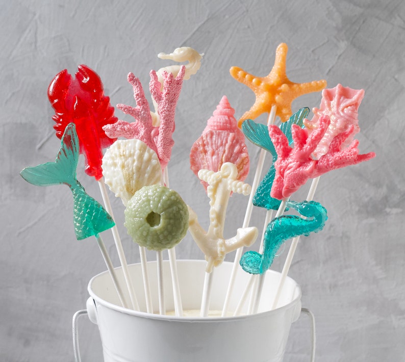 Nautical Lollipop CenterpieceBeach Wedding 12 PCS image 3