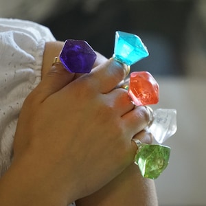 Ring Pop  in a Box - Bride and Groom Proposal Ring  - Upscale Ring Pop - Bridal Shower Party Favor -Fun Ring Proposal - Candy Ring Gift - 1