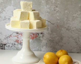 Lemon Marshmallows - Gourmet Foodie Treat - Gift for Grandparents - Citrus Confectionery - Housewarming Favor