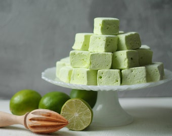 Margarita Tequila Marshmallows - Gourmet Food Gift - Tequila Lover-Featured in Parents Magazine -16-35 PCS