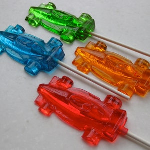 Racing Car Lollipops Boys Party Favors Car Lovers Gift Motor Mechanic Gift Boy Goody Bag Treats Engineering Event 8 PCS image 2