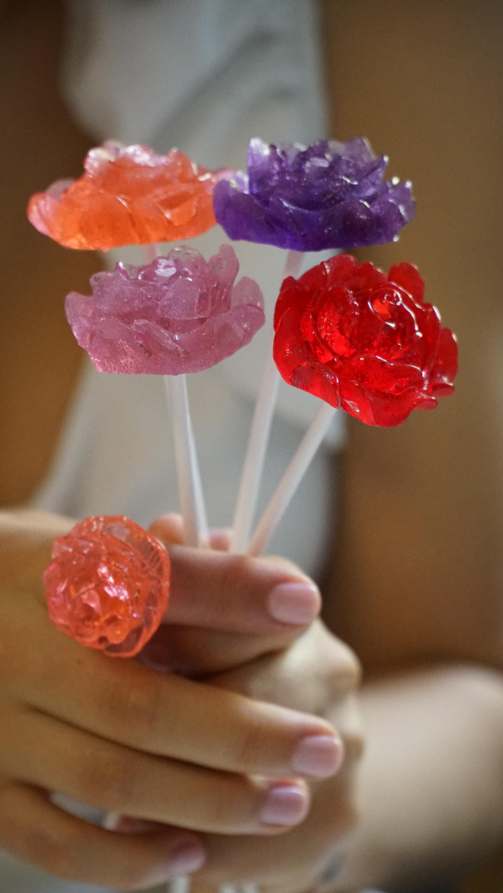 Candy Rose Ring: Flower Girl Proposal, Bridal Party Favor - Etsy