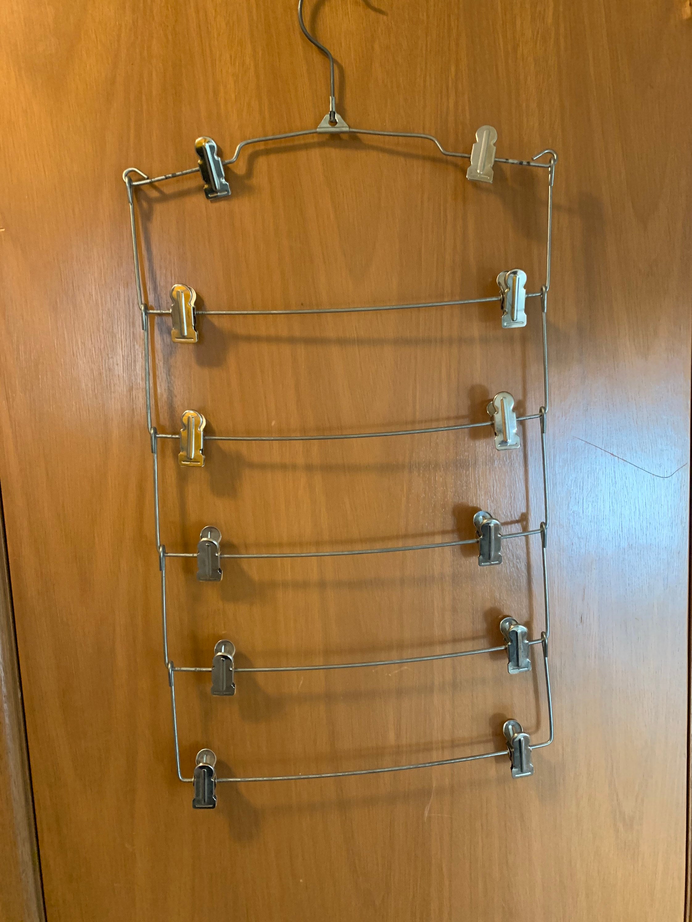 Multiple Skirt or Pants Hanger Six 6 Hanger Metal Hanger Etsy