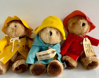 Vintage Paddington Bears by Eden Toys, 1981, Tag