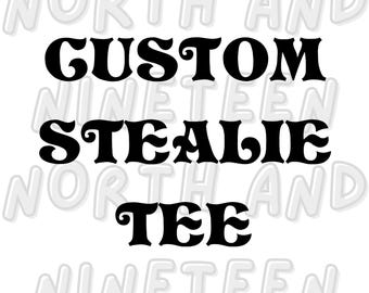 Camiseta Stealie personalizada / Camiseta Stealie a medida / Camiseta Grateful Dead personalizada / Diseña tu propia camiseta Stealie / Camiseta Grateful Dead personalizada
