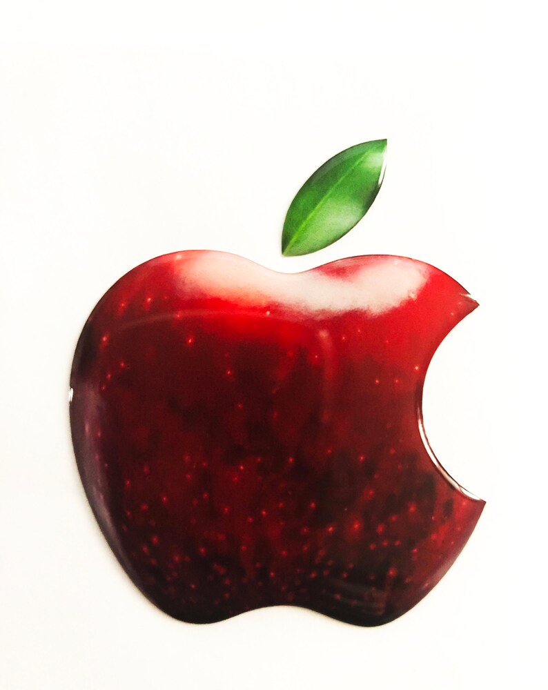 MacBook 3D Apple Accessory Domed for iMac Decal 70x56mm 1 pcs x Apple sticker iPad