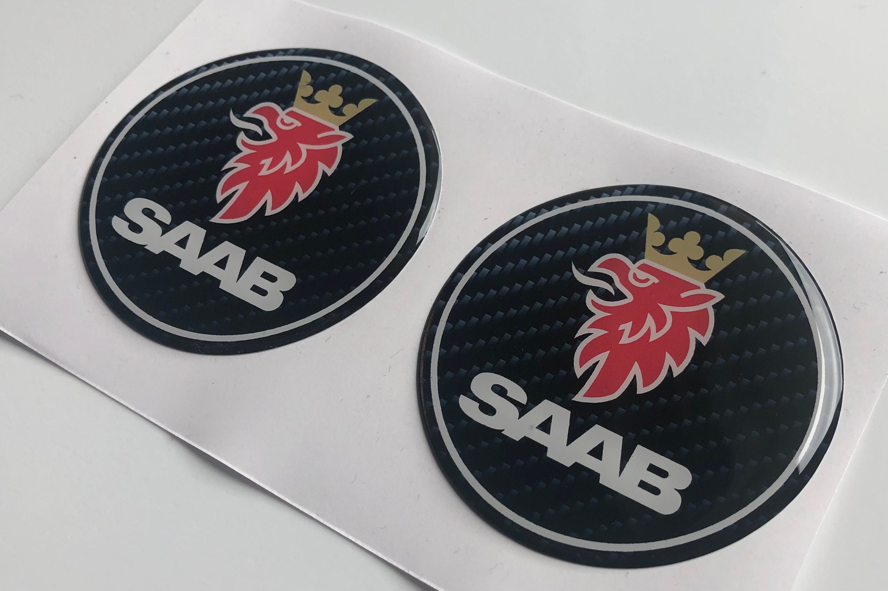 saab logo aufkleber