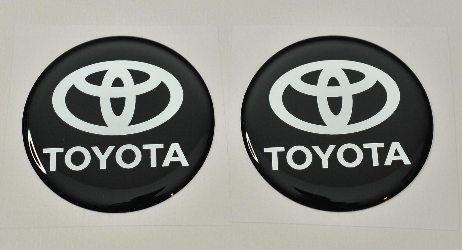 2pcs x Toyota sticker Ø 52 mm domed decal badge accessory Etsy