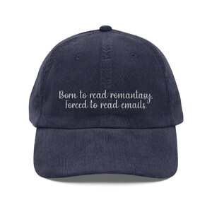 Embroidered Romantasy BookTok Hat, Forced to Read Emails Cap image 6