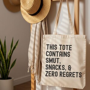 Rolig romantikläsarväska: Smuts, snacks och noll ånger - Organisk canvas