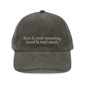 Embroidered Romantasy BookTok Hat, Forced to Read Emails Cap image 5