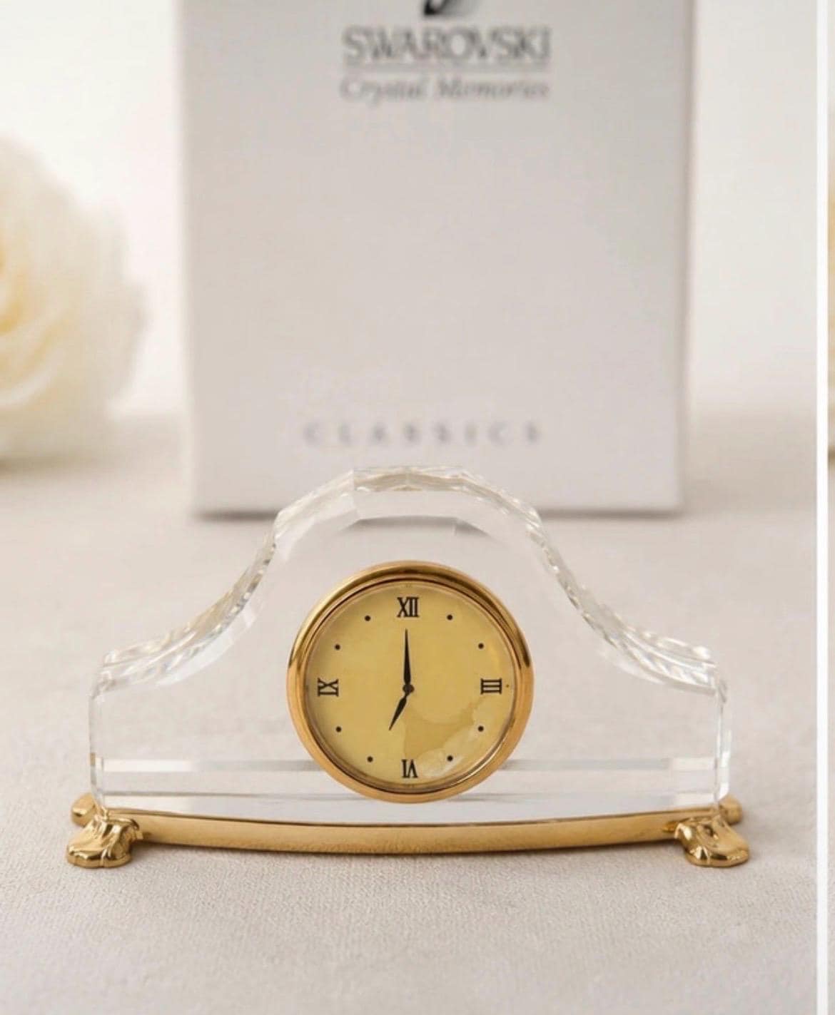 Swarovski Crystal Miniatures Clock - Etsy