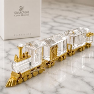 Retired Swarovski Train Set - Etsy