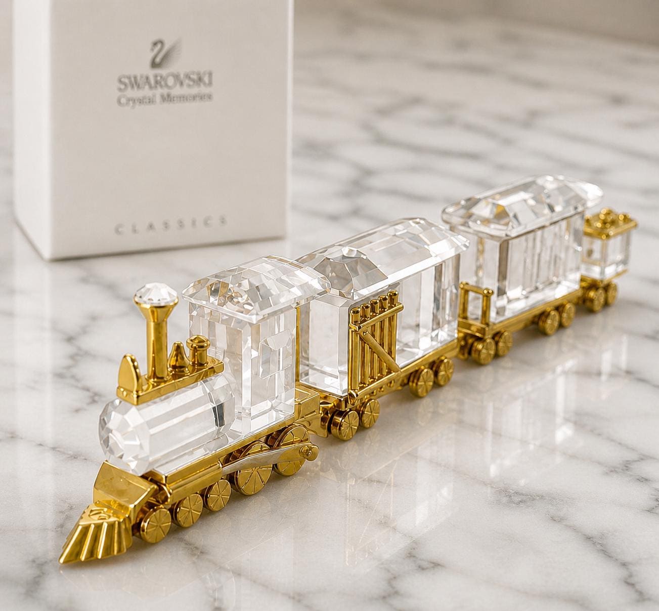 Swarovski Crystal Train - Etsy