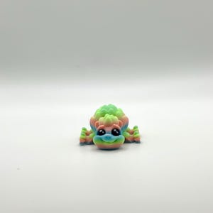 3D Printed Articulated Hedgehog Toy, Rainbow Flexi Fidget, Cute Animal Gift for Kids & Collectors, Print in Place Mini Figurine