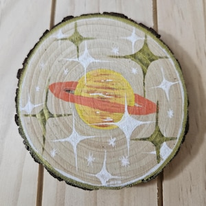 Unique Handpainted Galaxy Coaster