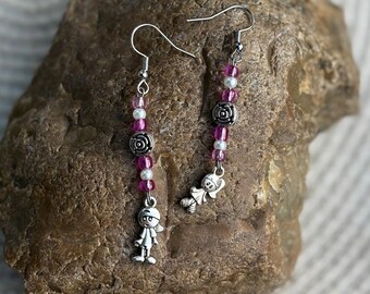 Beaded Boy & Girl Earrings