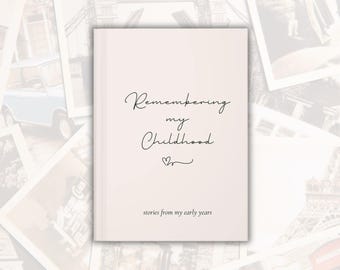 Diario dell'eredità e libro dei ricordi d'infanzia, regalo per mamma e papà, regalo per nonni, regalo ricordo, ricorda e raccontami la tua storia