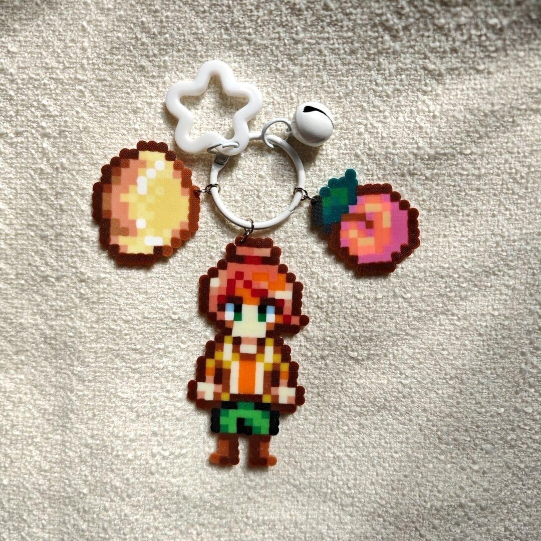 Custom Stardew Valley Character Keychain – Robin, Haley, Linus, Seb ...