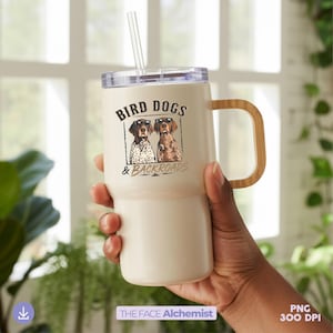 bird dogs and backroads png featuring german shorthaired pointer hunting dogs wearing sunglasses for outdoorsman shirt design and hunting dog lover sublimation
