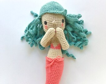 Diega the mermaid-Crochet pattern/amigurumi