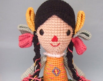 LELÉ the Mexican Doll Crochet Pattern - Amigurumi