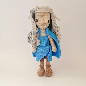 KHALEESI mother of dragons - Crochet Pattern/amigurumi