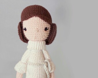 PRINCESS LEIA - Crochet Pattern/amigurumi
