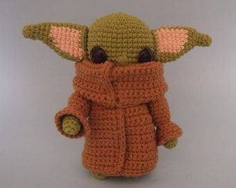 ALIEN VERDE BEBÉ - Patrón de ganchillo/Amigurumi