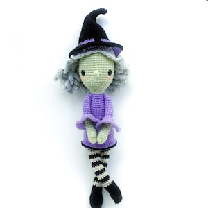 Diega the witch -Crochet pattern/amigurumi