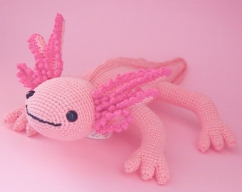 JULIO THE AXOLOTL - Crochet Pattern/amigurumi
