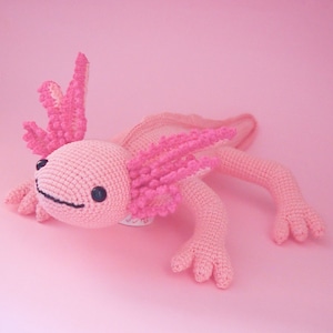 JULIO THE AXOLOTL - Crochet Pattern/amigurumi