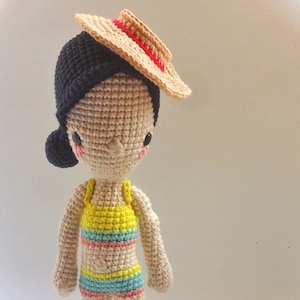 Diega in bikini-Crochet pattern/amigurumi