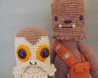 Star Wars Porg and Chewbacca Crochet Pattern/Amigurumi
