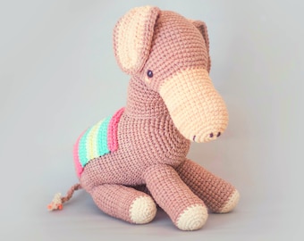 Luciano, the donkey-Crochet pattern