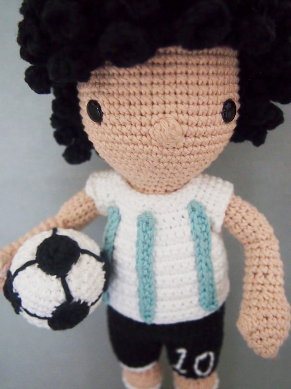 futbolista amigurumi