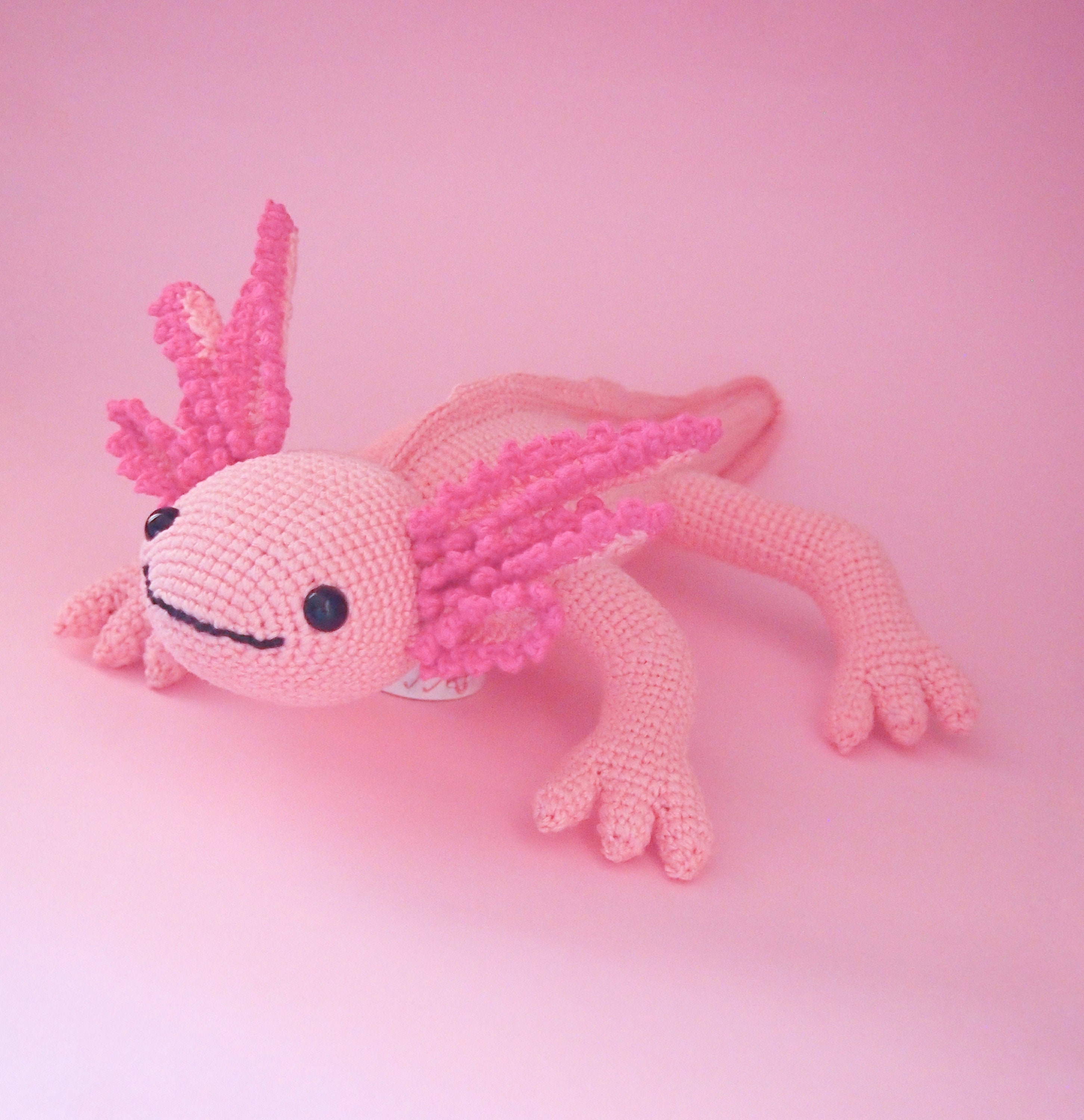 JULIO THE AXOLOTL Crochet Pattern/amigurumi Etsy