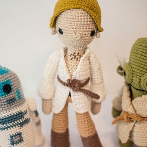 Star Wars MASTER YODA AND R2D2 Crochet Pattern/Amigurumi image 4