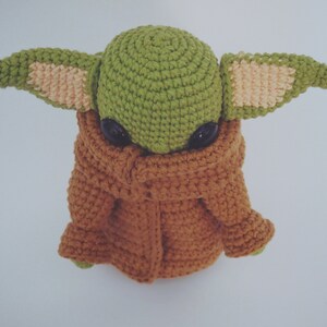 GREEN BABY ALIEN Crochet Pattern/Amigurumi image 3