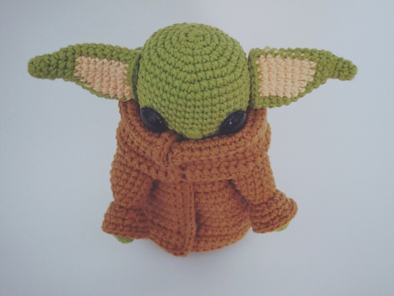 GREEN BABY ALIEN Crochet Pattern/Amigurumi image 3