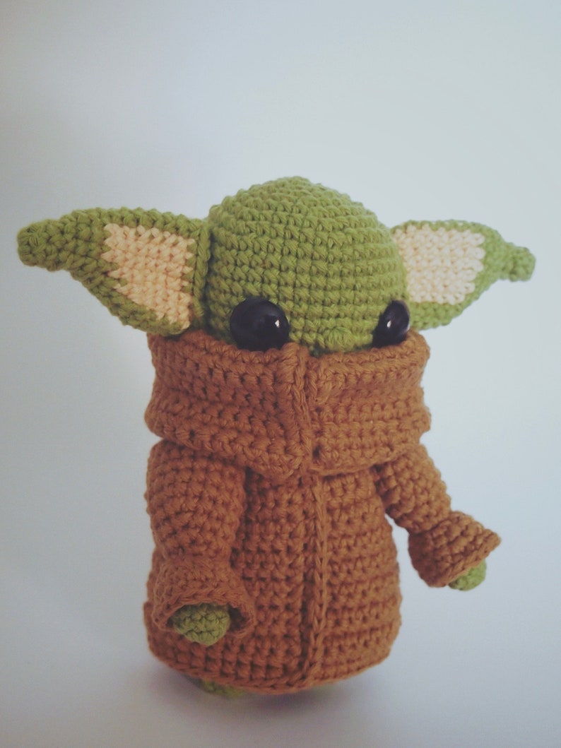 GREEN BABY ALIEN Crochet Pattern/Amigurumi image 4