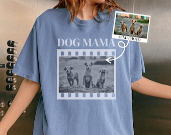 Custom Pet Photo Shirt, Personalized Comfort Colors Pet Shirt, Custom Picture Pet Shirt, Dog Lover Gift, Cat Lover Gift, Pet Loss Gift