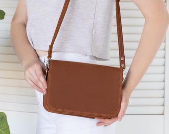 Bolso bandolera mujer, Bolso bandolera de piel, Monedero bandolera de piel, Monederos de piel para mujer, Monedero de piel personalizado, Monedero de hombro
