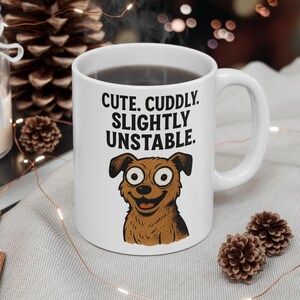 Niedliches Hundezitat Keramiktasse, lustiges Haustier-Liebhabergeschenk, Tierliebhaber-Kaffeetasse, Hundebesitzer-Geburtstagsbecher