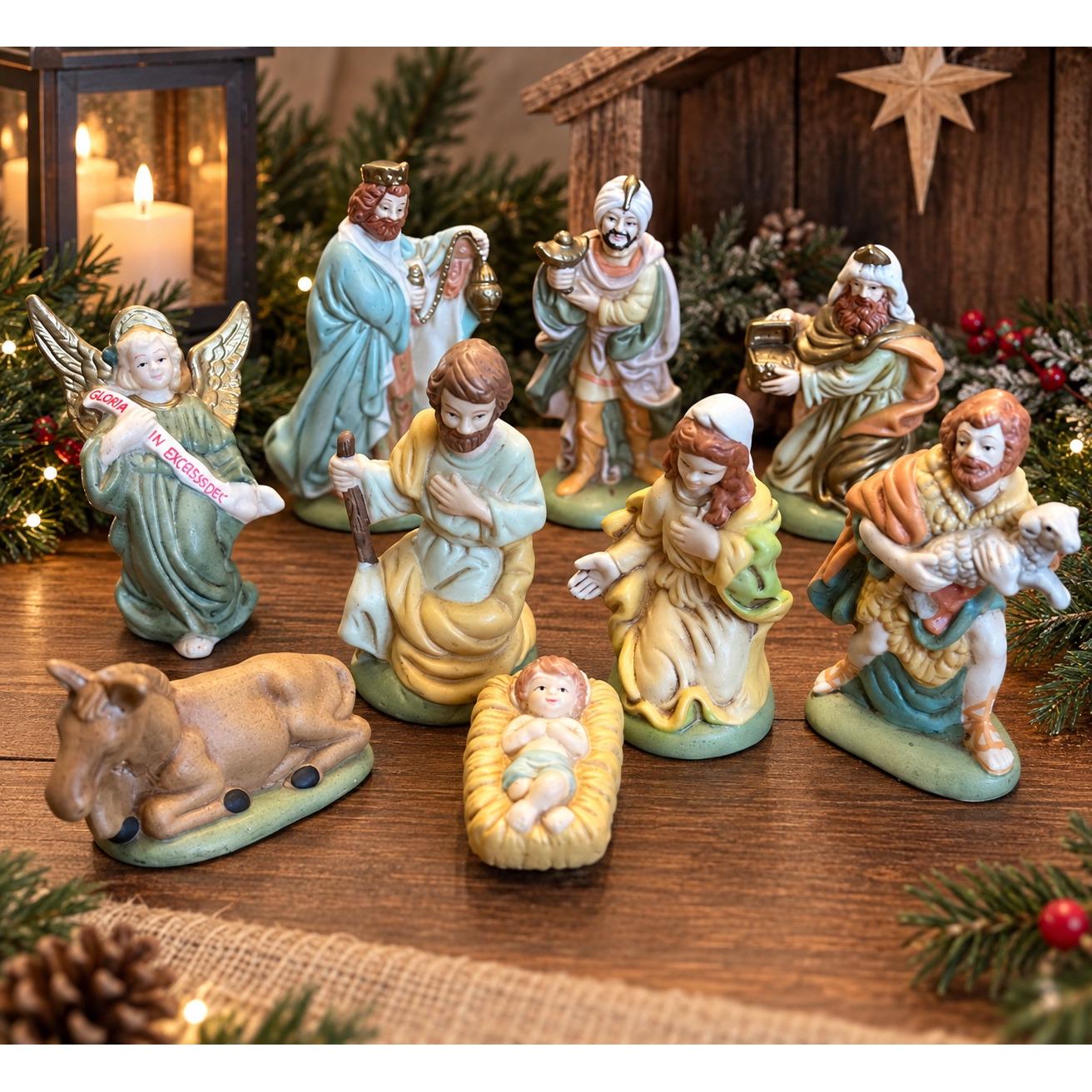 Porcelain Nativity - Etsy